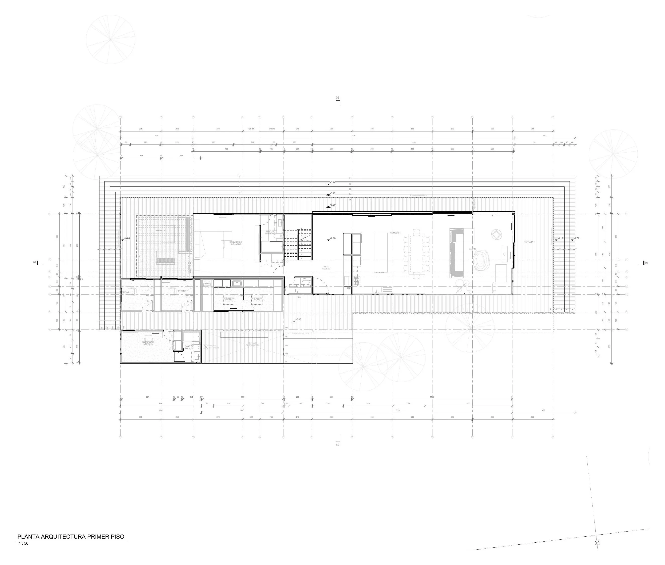 Casa FT, planimetría 1
